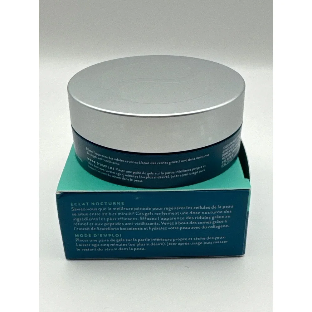 Patchology Flashpatch Restoring Night Eye Gels 15‎ Pairs Retinol Peptides BNIB